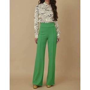 NEW VALENTINE vale flare pants in green
